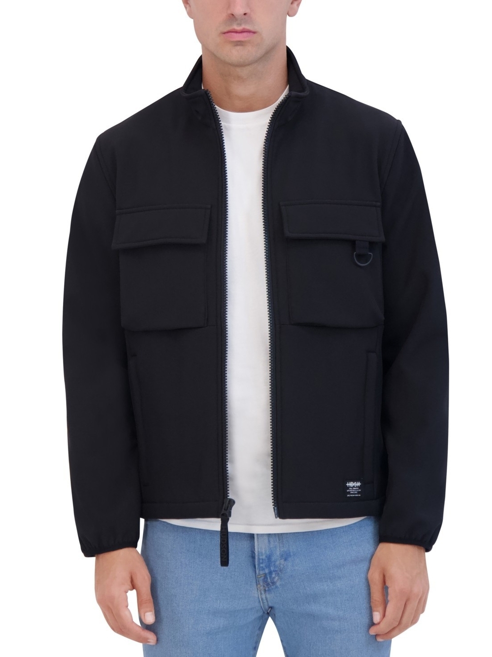 Hudson Men's Soft Shell Utility Jacket - Black